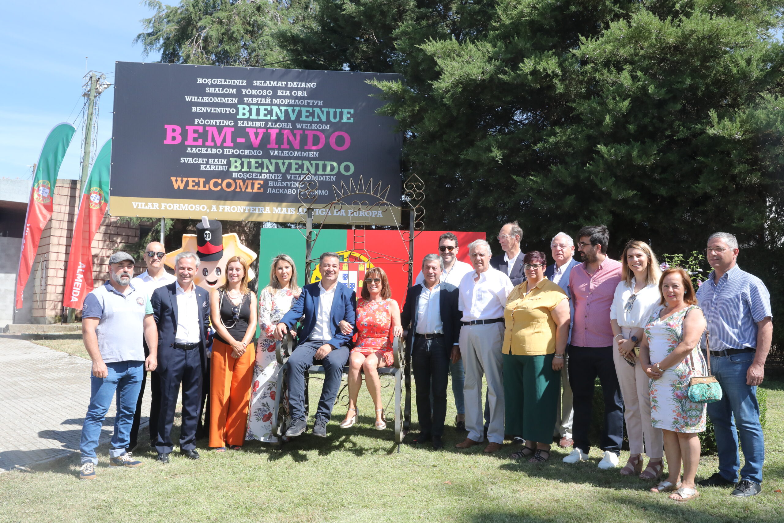 Fundación Siega Verde, presente en el «selfie» de La Raya