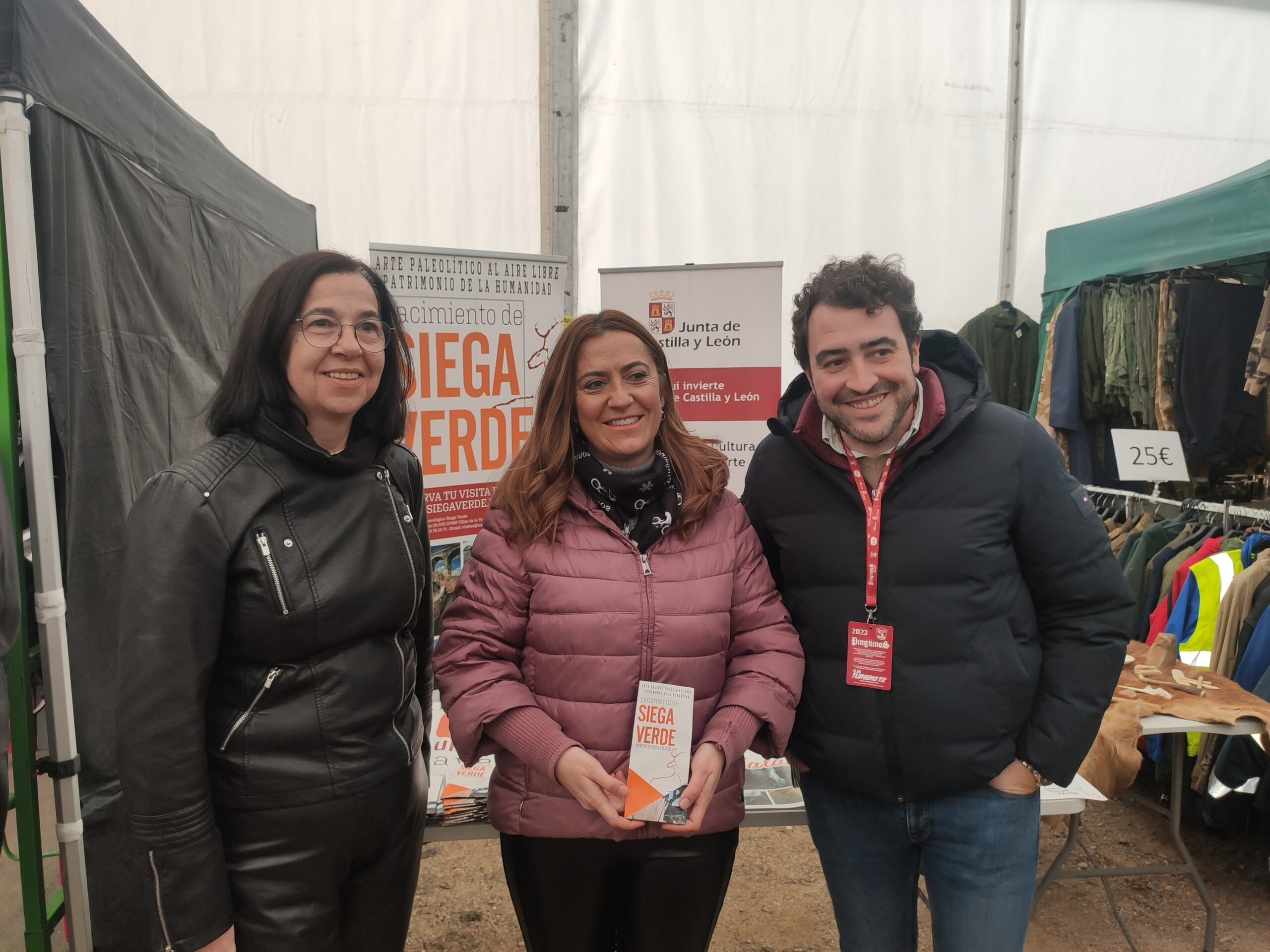 La delegada del Gobierno en Castilla y León, encantada con apoyar y visitar Siega Verde