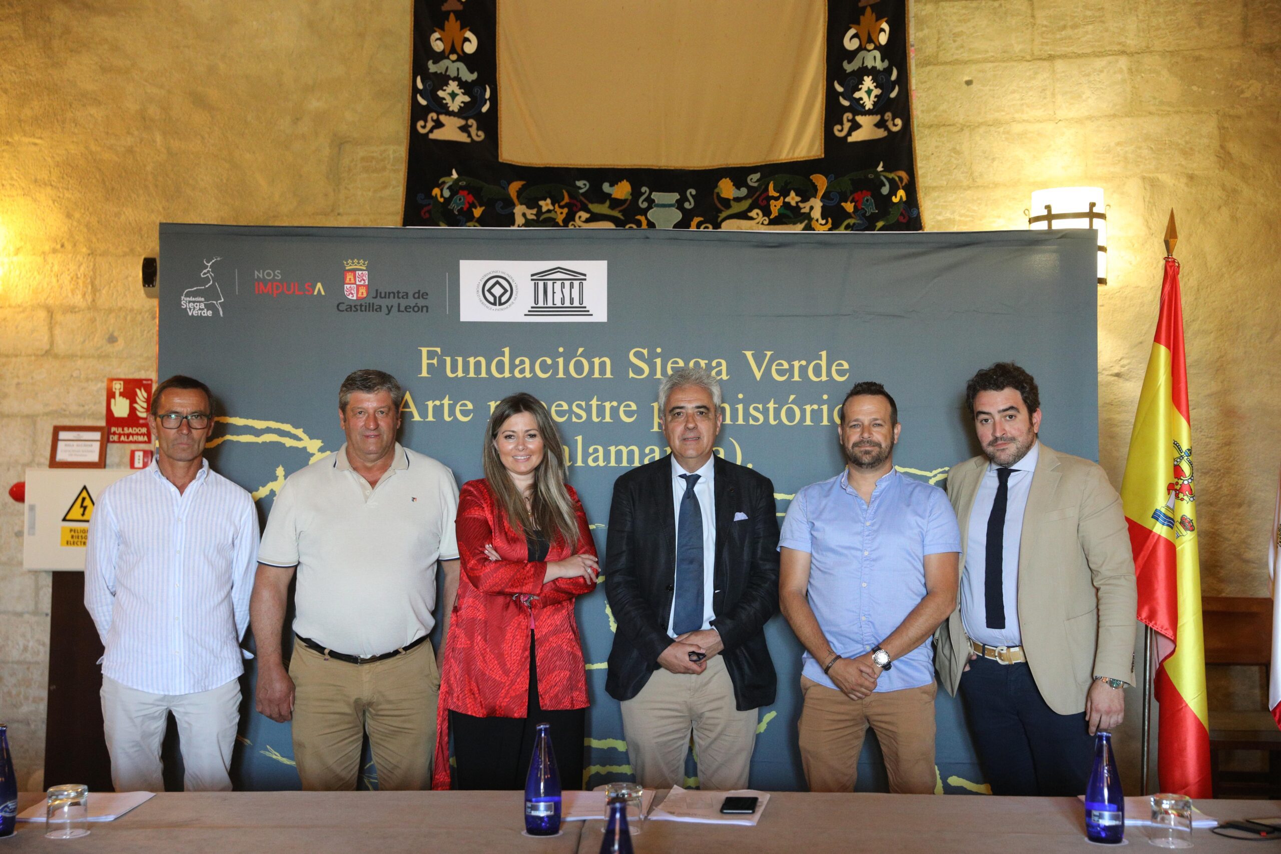 La Junta de Castilla y León preside el primer patronato de la Fundación Siega Verde junto con los alcaldes del Yacimiento Arqueológico